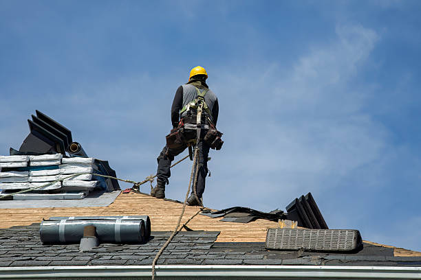 Professional Roof Replacement technician working in Broad Top, PA